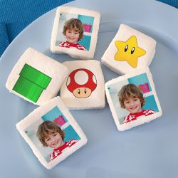 Guimauves personnalisées photo décor Mario
