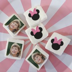 Guimauves personnalisées photo décor Minnie