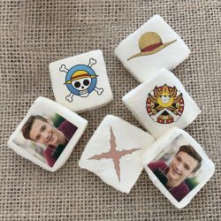 Guimauves personnalisées photo décor one piece