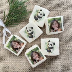 Guimauves personnalisées photo décor Panda