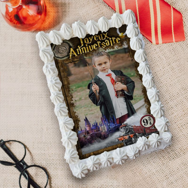Feuille de sucre A4 personnalisé Harry Potter Feuille de sucre A4 personnalisé Harry Potter