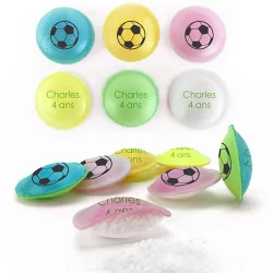 Soucoupes personnalisées décor Foot