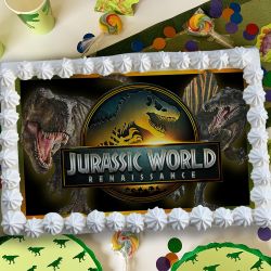 Feuille de sucre A3 Jurassic world