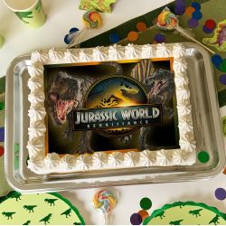 Feuille de sucre A4 Jurassic world