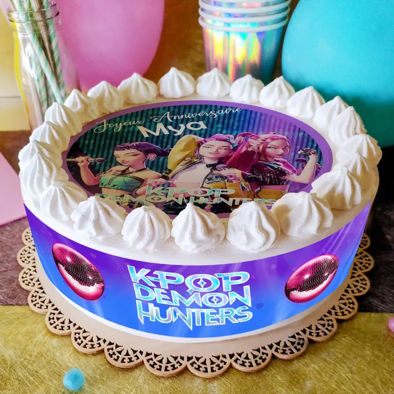 Kit deco gâteau personnalisé Kpop Demon Hunter