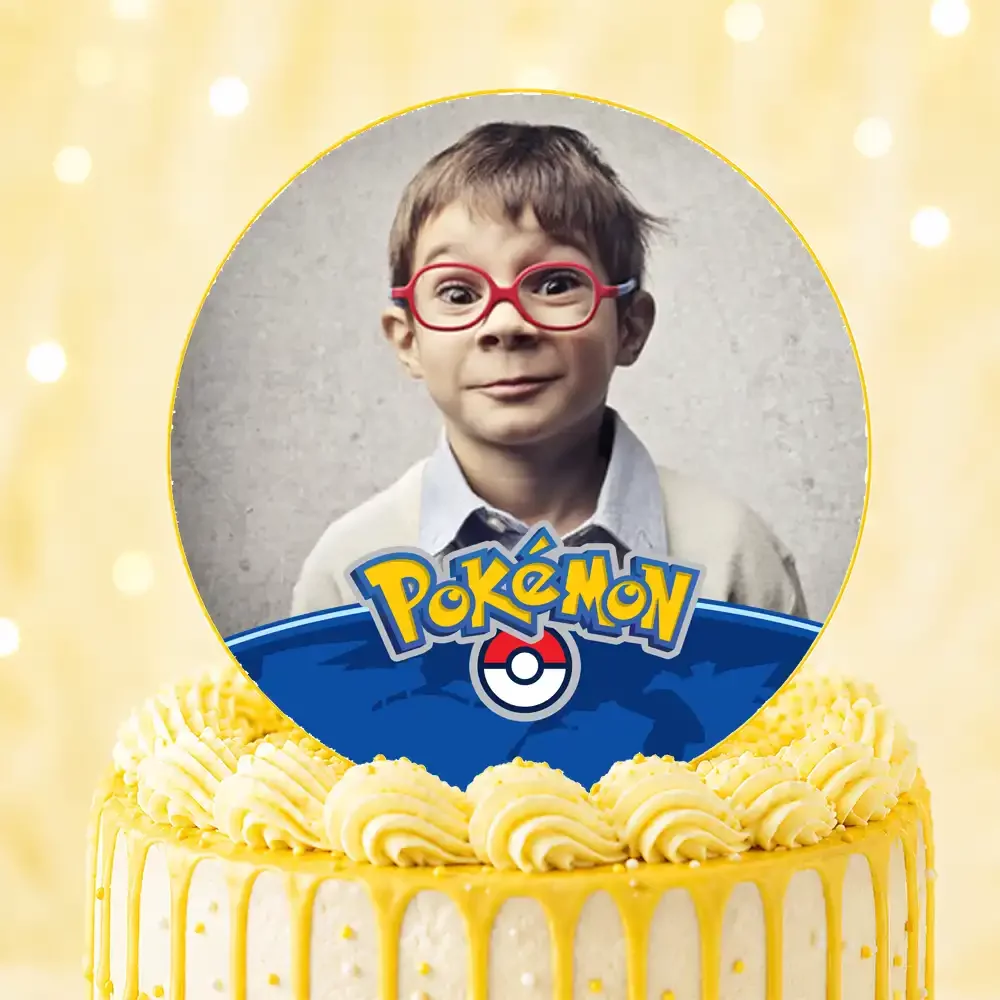 Disque sucrepersonnalisé pour gâteauPokemon Go
