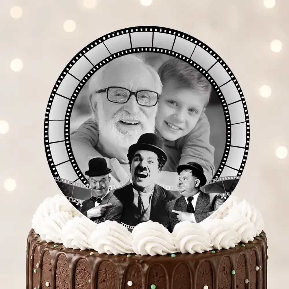 Disque sucre personnalisé pour gâteau Cinéma 1930