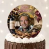 Disque sucre personnalisé pour gâteau Vin