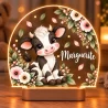 Lampe veilleuse personnalisée Vache