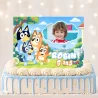 Feuille de sucre A4 personnalisé Bluey