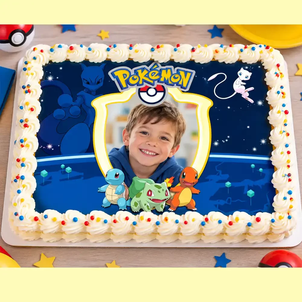 Feuille de sucre A4 personnalisé Pokemon Go