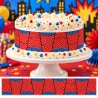 Bandes en sucre motif Spiderman