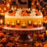 Bandes de gâteaux sucre Halloween lanterne