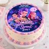 Disque sucre Kpop Demon Hunter personnalisé pour gâteau