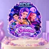 Cake topper Kpop Demon Hunter personnalisé