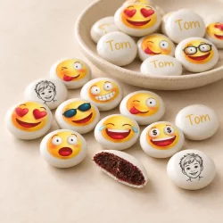 Palets choc' personnalisés décor Smile