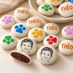 Palets choc' personnalisés décor Pat Patrouille