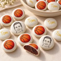 Palets choc' personnalisés décor Basket