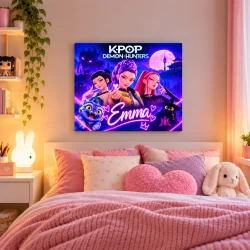 Tableau mural personnalisé Kpop Demon Hunter