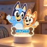 Lampe/veilleuse personnalisée Bluey