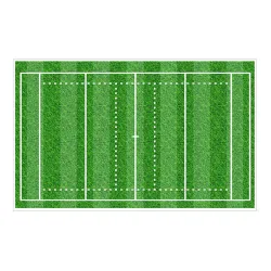 Feuille de sucre A3 terrain de rugby
