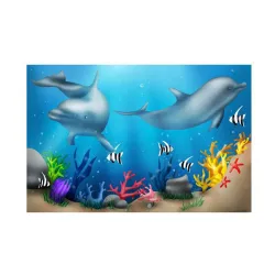 Feuille de sucre A3 Dauphins
