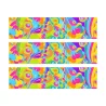3 Bandes de gâteaux sucre décor Flower Power