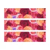 3 Bandes de gâteaux sucre décor roses