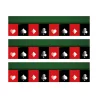 3 Bandes de gâteaux sucre décor poker