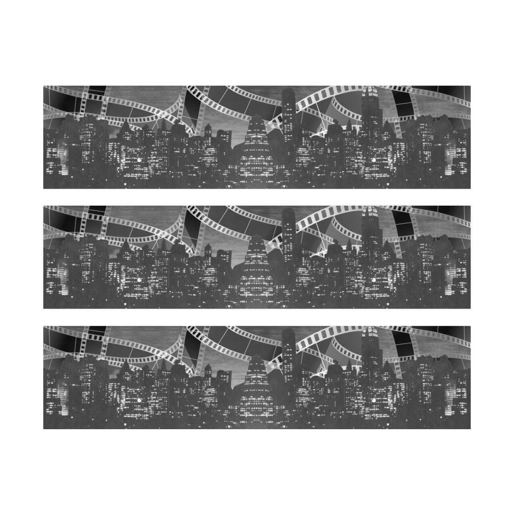 3 Bandes de gâteaux sucre décor cinema 1930
