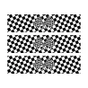 3 Bandes de gâteaux sucre décor damier