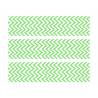 3 Bandes de gâteaux sucre décor chevrons vert