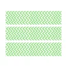 3 Bandes de gâteaux sucre décor chevrons vert
