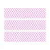 3 Bandes de gâteaux sucre décor chevrons rose