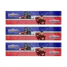 3 Bandes de gâteaux sucre Capitaine America Civil War