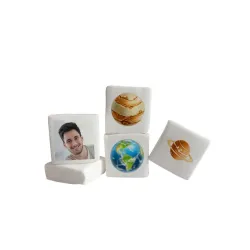 Guimauves personnalisées photo décor Planète
