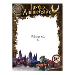 Feuille de sucre A4 personnalisé Harry Potter