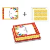 Kit deco gâteau personnalisé Smiley