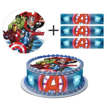 Kit deco de gâteau Avengers