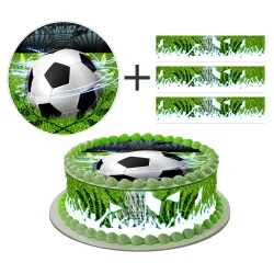 Kit deco de gâteau ballon de foot