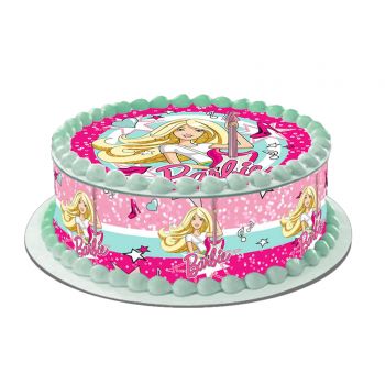 Kit deco de gâteau Barbie Pop Star