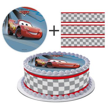 Kit deco de gâteau Cars