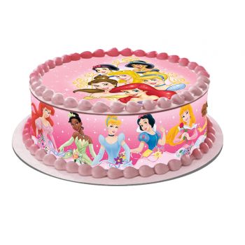Kit deco de gâteau Princesses Family