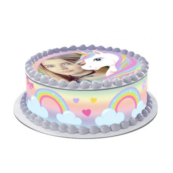 Kit deco gâteau personnalisé Licorne