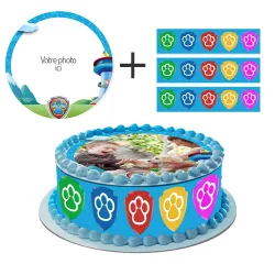 Kit deco gâteau personnalisé Patrouilleurs