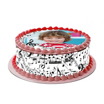 Kit deco gâteau personnalisé Musique