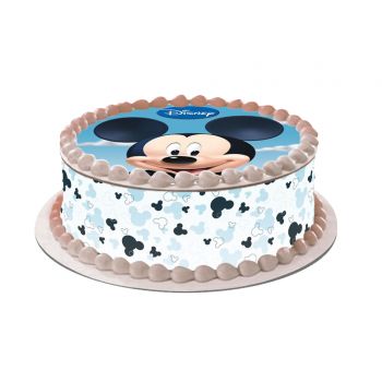 Kit deco de gâteau Mickey blanc