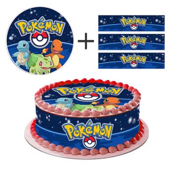 Kit deco de gâteau Pokemon Go