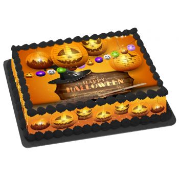 Kit deco de gâteau Halloween  A4 