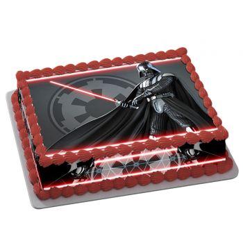 Kit deco de gâteau Star Wars Dark Vador A4 